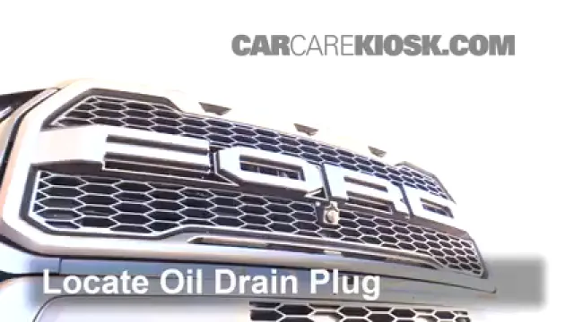 2017 Ford F-150 Raptor 3.5L V6 Turbo Crew Cab Pickup Huile Changer l'huile et le filtre à huile